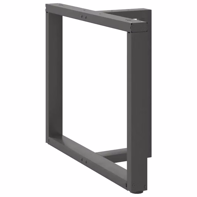 Coppia di gambe per tavolo da pranzo a forma di T vidaXL in metallo antracite L/P/H: 100 x 35 x 73 cm