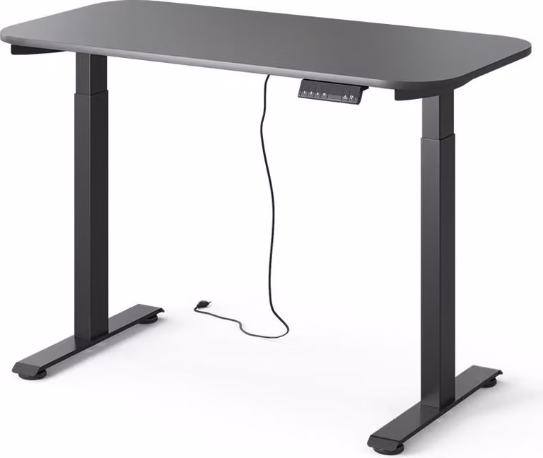 Scrivania Vicco Elevate Nero/Antracite 120 x 60 cm 2 motori, Model 58662