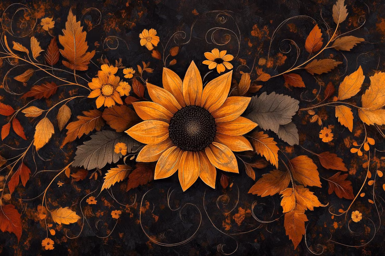 Tappetino magnetico decorativo per radiatori Copriradiatore Fiori