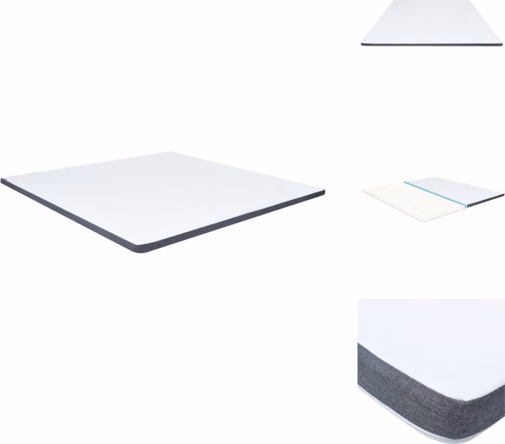 vidaXL Materasso per letto a molle insacchettate 200 x 200 x 5 cm - Materassi
