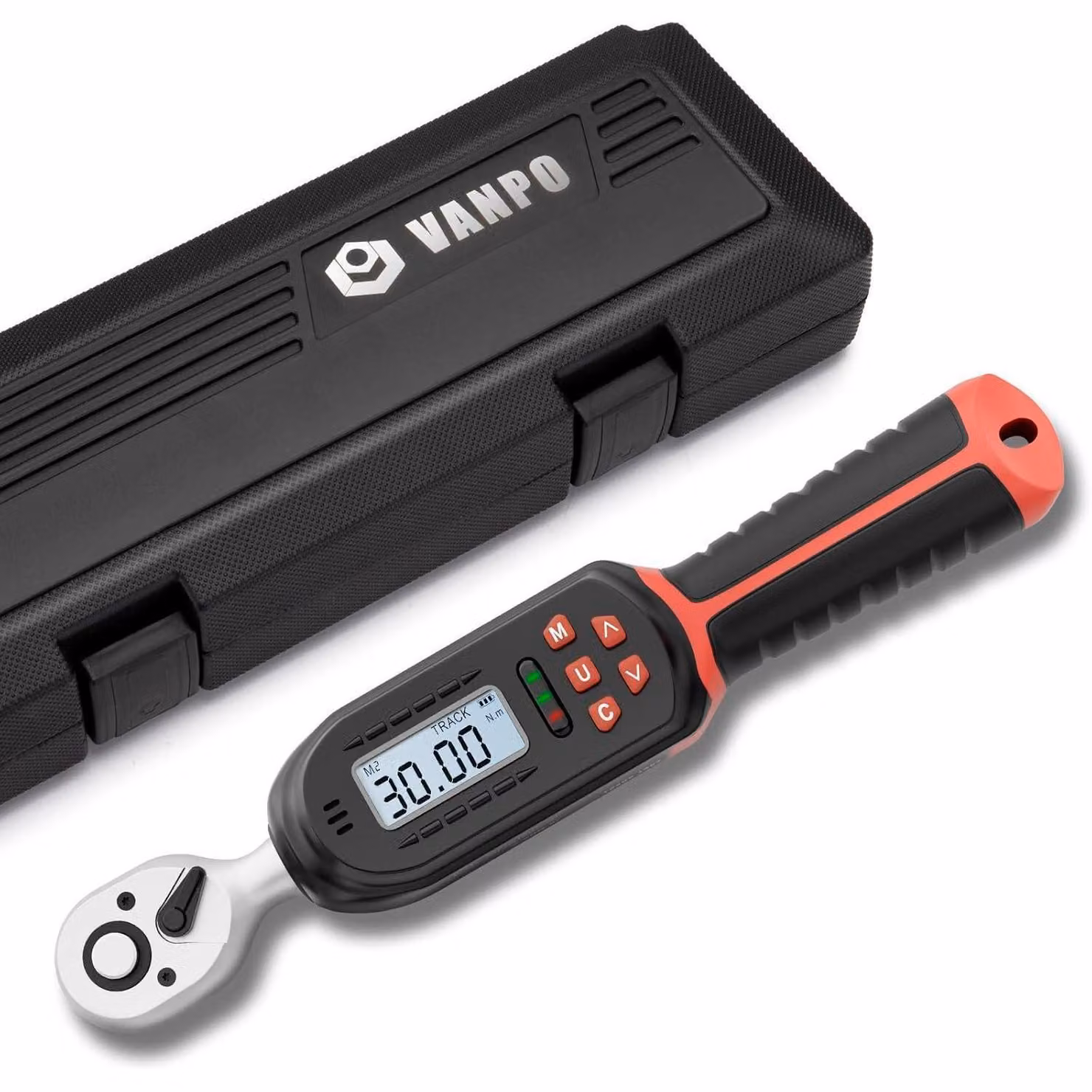 Chiave dinamometrica digitale da 1/4 di pollice, con coppia da 1,5 a 30 Nm, precisione di ±2%, con memoria e display LED, ideale per biciclette/motociclette