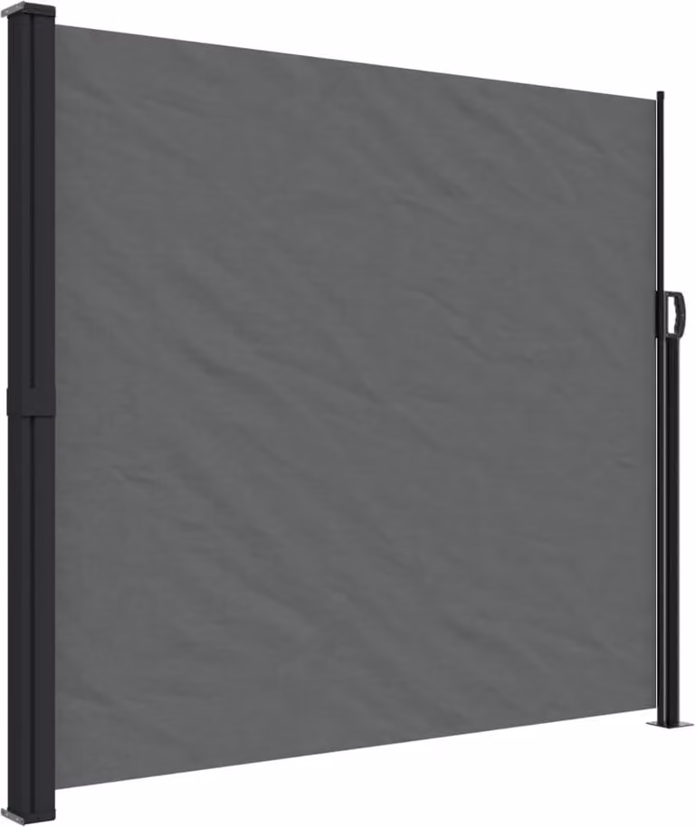 Tenda da Sole Laterale Retrattile Antracite 180x500 cm