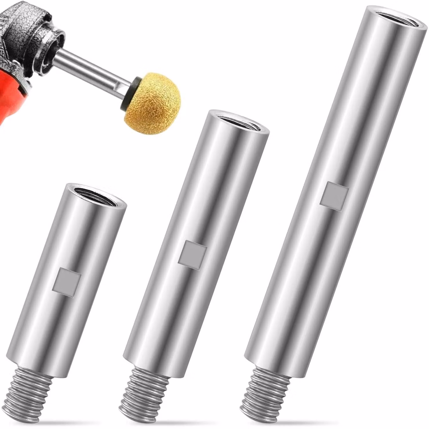 Set di 3 prolunghe per smerigliatrice angolare con adattatore M14