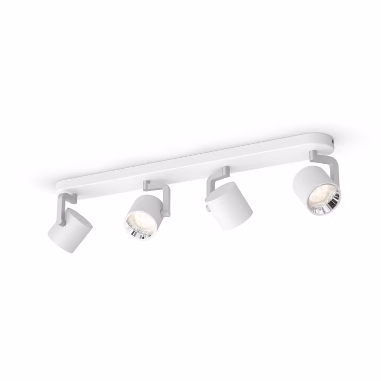 Philips myLiving 4 x Byrl LED SceneSwitch bianco metallo bianco caldo bianco neutro dimmerabile con interruttore esistente