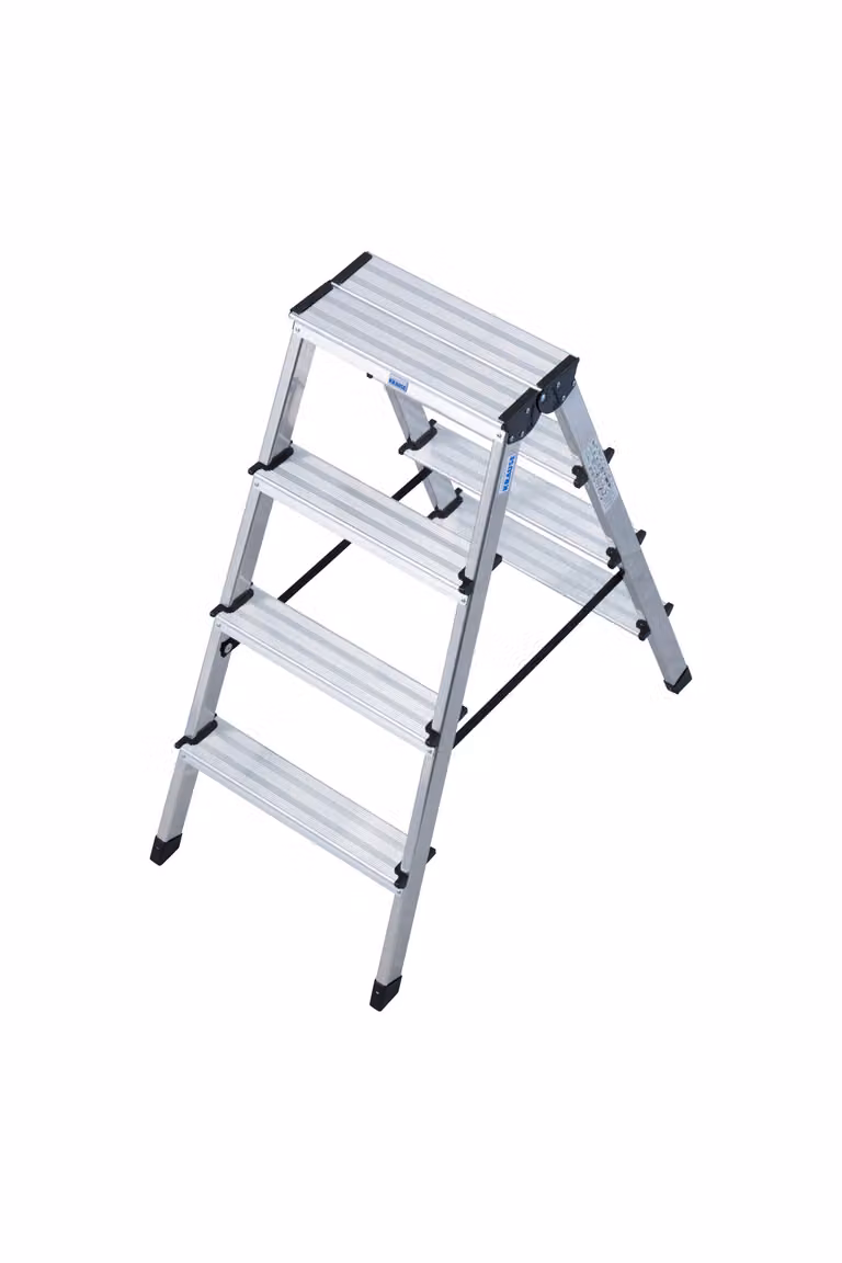 KRAUSE 120335 Stufen-Doppelleiter 2x4 Stu.