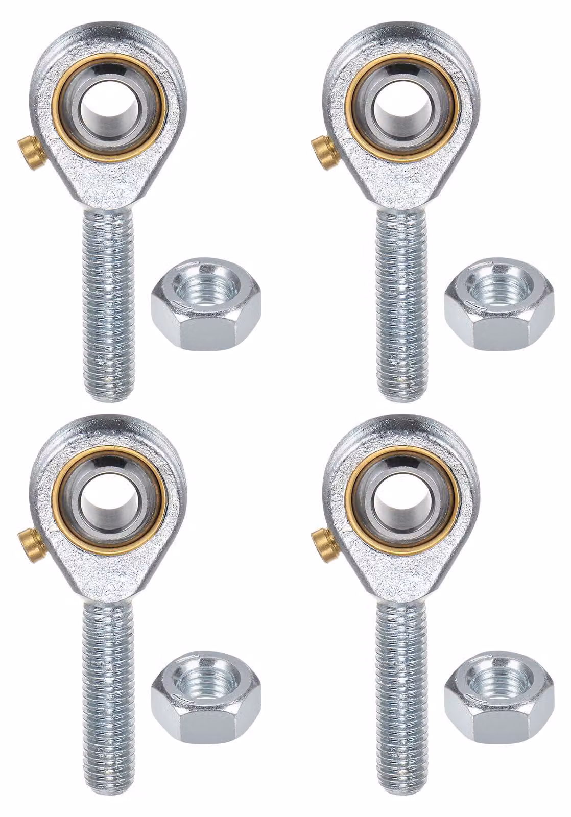 4 pezzi, alesatori rotanti, filettatura destra da 1/4 di pollice, filettatura maschio 1/4-28, autolubrificanti