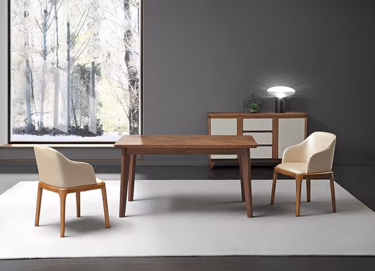 Ess Tisch Designer Italienische Möbel Holz Tisch Küche Wohn Zimmer 140x80cm