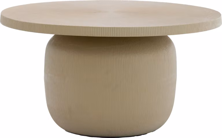 Tavolino da salotto marrone in metallo robusto Light & Living Tigran