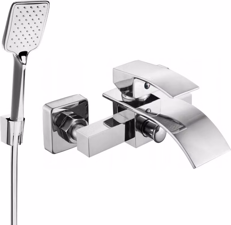 Mexen Aries R62 rubinetteria per vasca con set doccia, cromo - 74483R62-00