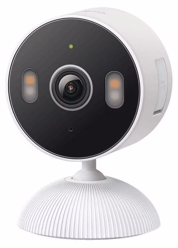 Telecamera di sicurezza Wi-Fi 2K, resistente alle intemperie, giorno/notte, per interni/esterni
