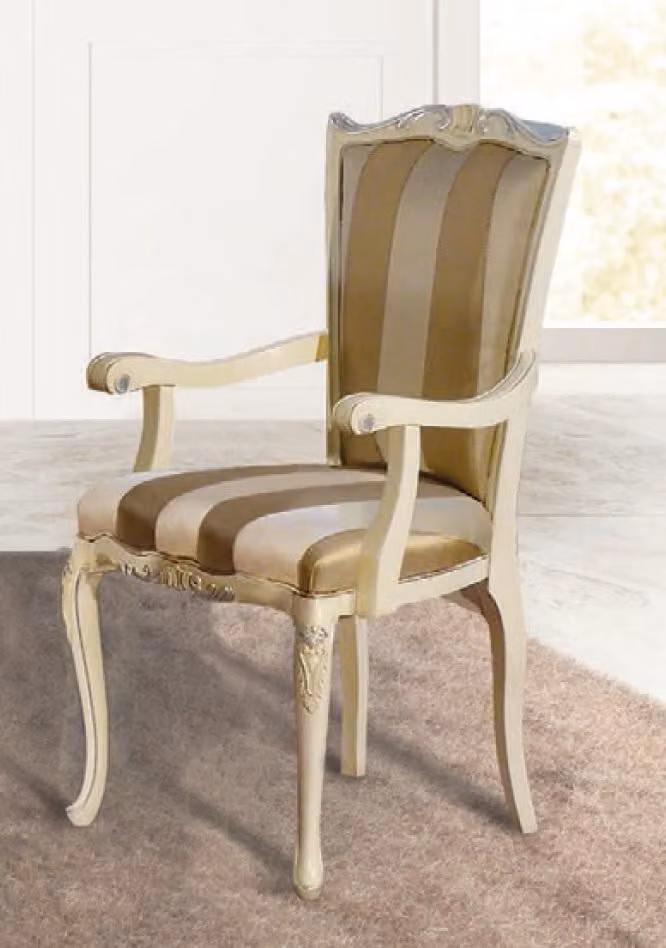 Stuhl Klassischer Design 1 Sitzer Lehnstuhl Holz Stühle Italienische Möbel
