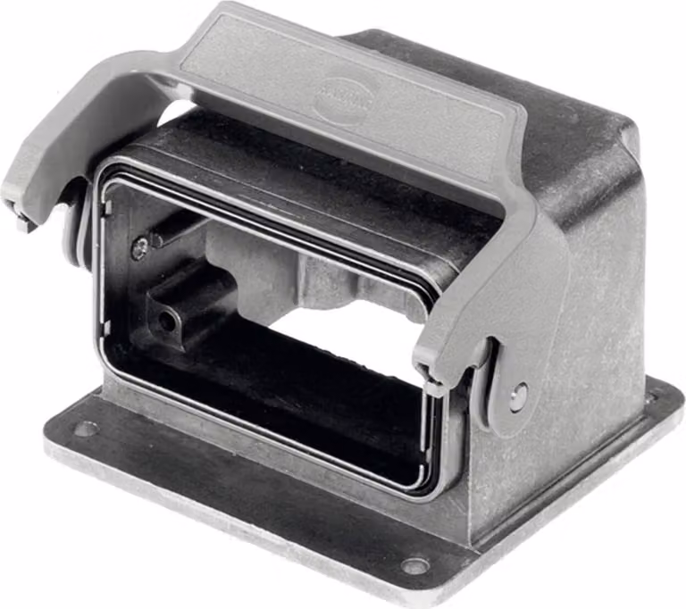 Connettori per motori HARTING Han 10B EMC con 1 staffa longitudinale - 1 pezzo