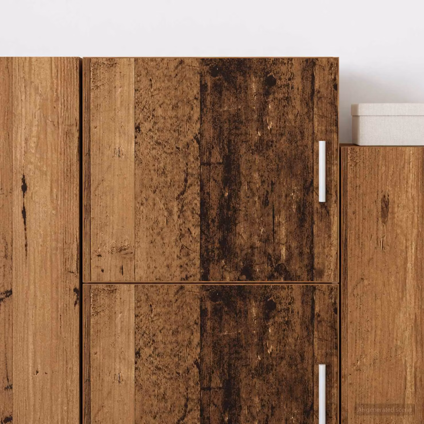 Armadietto a muro vidaXL in legno marrone opaco con ante a battente L/P/H: 45 x 42,5 x 40 cm