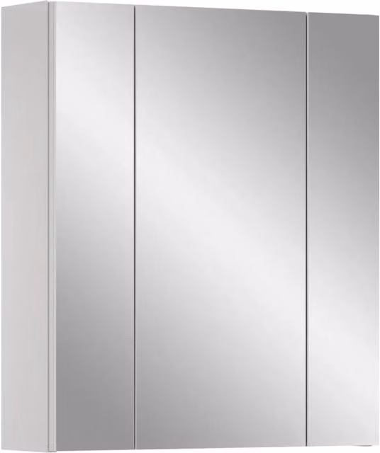 Mobile contenitore con specchi – Bianco lucido – KLEANKIN