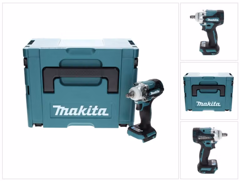 Avvitatore a impatto a batteria Makita DTW 300 ZJ 18 V 330 Nm 1/2" Brushless + Makpac - senza batteria, senza caricabatterie