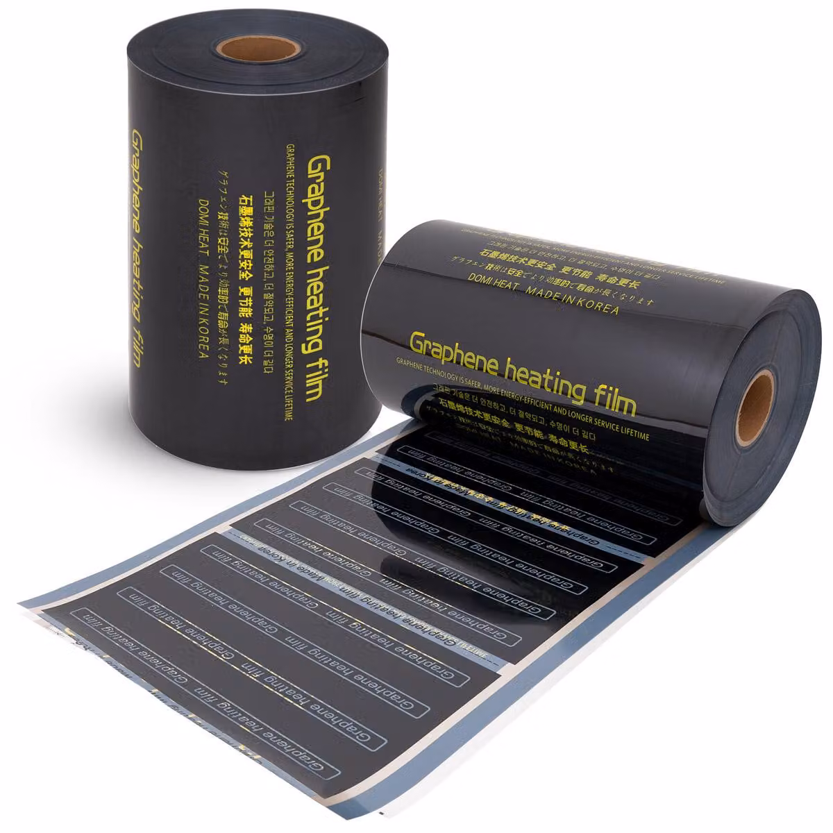 Kit di pellicola riscaldante a infrarossi Cronos GRAPHENE, 220W/m², 50cm di larghezza, per una superficie di 7m² + termostato AC605H-WiFi, colore bianco