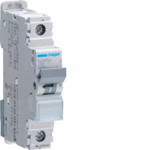 Interruttore magnetotermico HAGER NCN163, 1 polo, C63A, 10 kA, 1 M