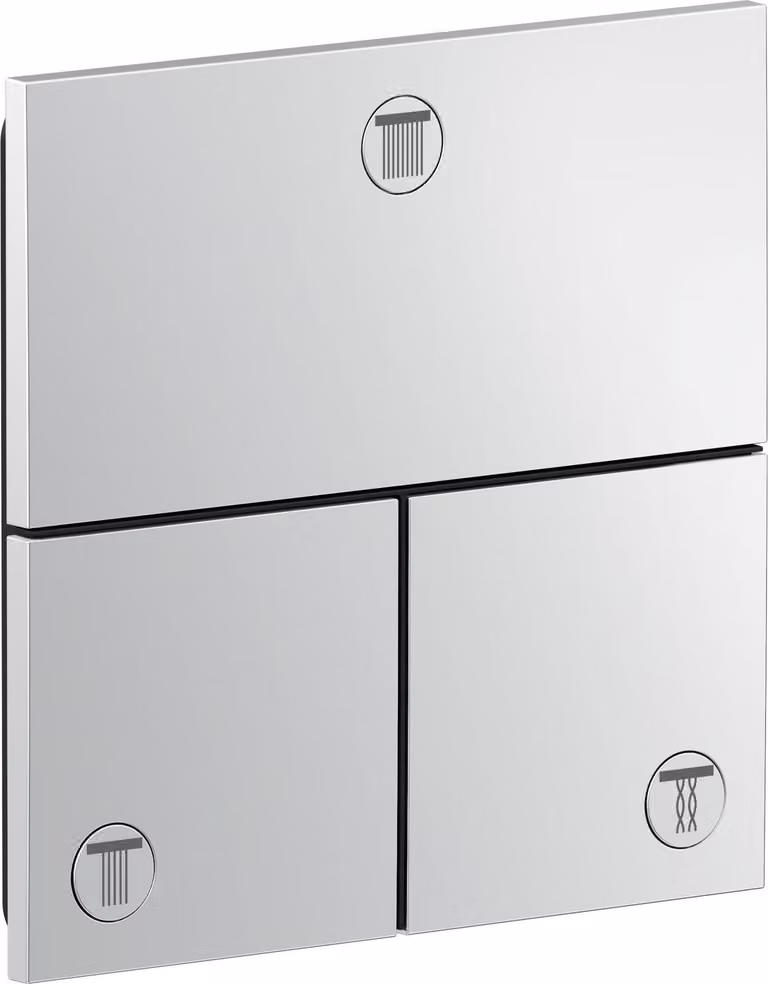 hansgrohe AXOR ShowerSelect ID robinet, 3 consommateurs, encastré, carré, 36780000, 36780000