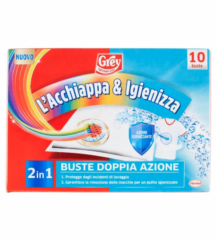 Additivo Bucato L'Acchiappa e Igienizza 10 buste