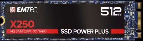 SSD Emtec M.2 SATA da 512 GB Nero ECSSD512GX250 – 1