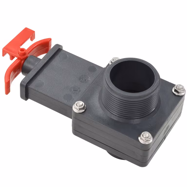vidaXL Valvola a saracinesca per piscina a 2 pezzi 1,5"
