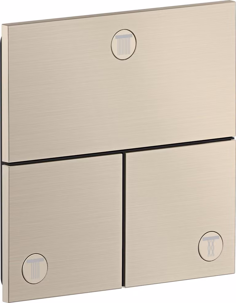 hansgrohe AXOR ShowerSelect ID robinet, 3 consommateurs, encastré, carré, 36780820, 36780820