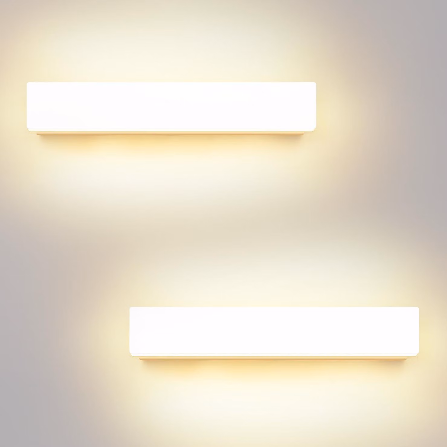 Lampada a parete a LED, 2x10W, luce bianca calda 3000K, grado di protezione IP65, alluminio nero
