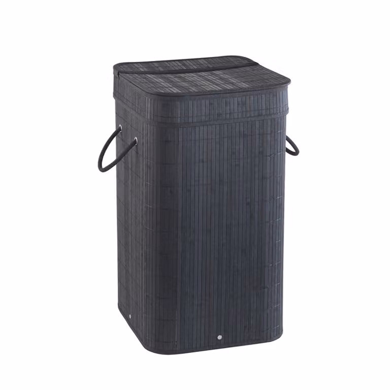 Cesto portabiancheria con sacchetto estraibile serie Tatami Gedy TA38 Nero