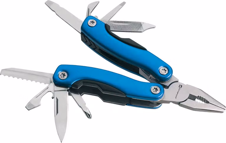 Schwarzwolf outdoor PONY mini multitool piccolo, blu con 13 utensili
