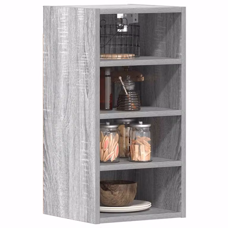 Pensile da cucina moderno vidaXL Riga Grigio Sonoma L 30 cm, P 29,5 cm, H 60 cm