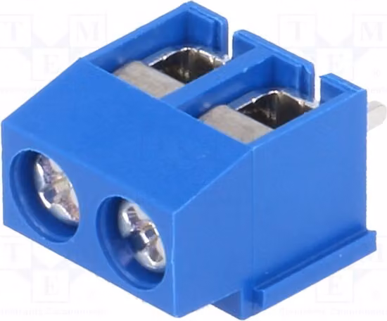 2 profilati di fissaggio per morsetti, modello ETB11020B000Z, per percorsi: 2, con angolo di 90°, larghezza 5 mm