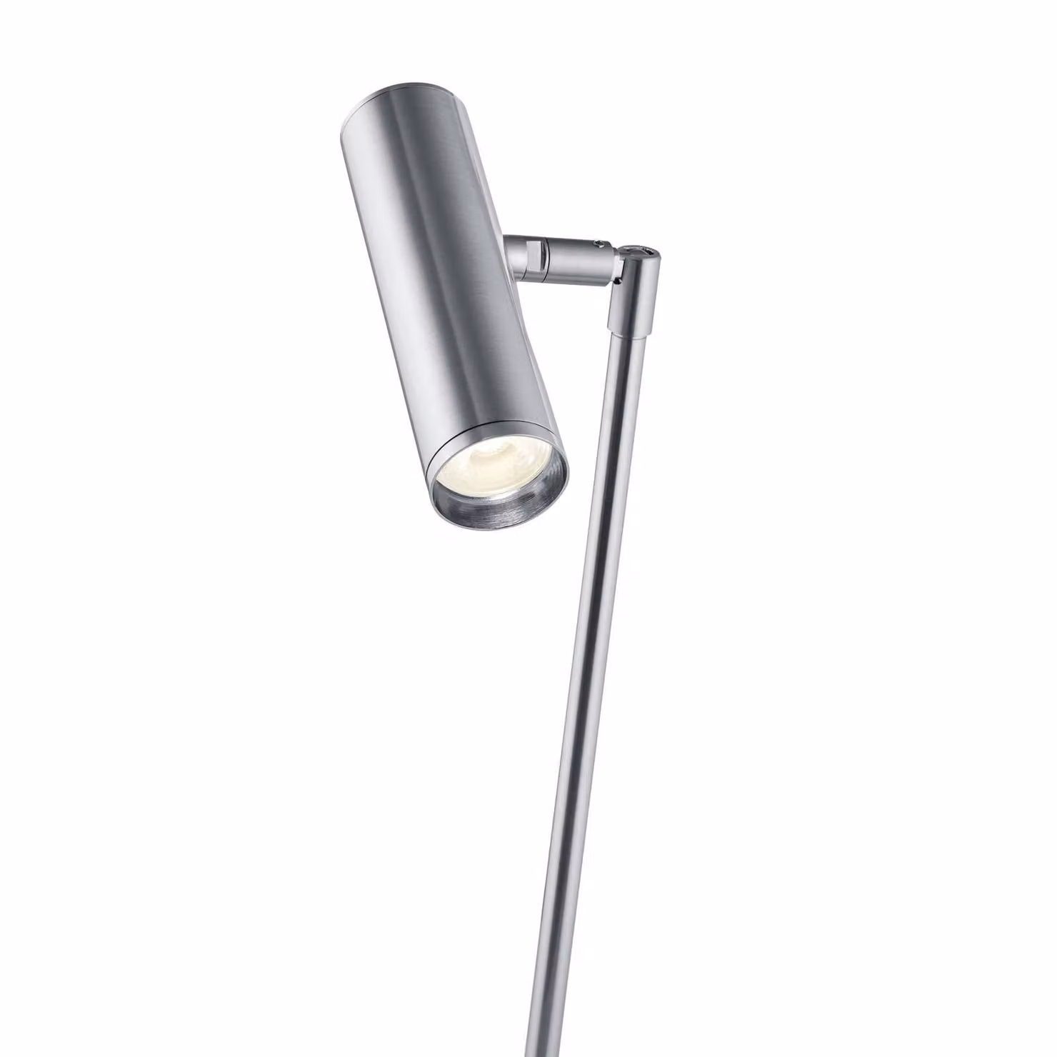 HELL Lampada da tavolo a LED Tom Pro, dimmerabile, Alluminio / Grigio / Zincato, Soggiorno / Sala da pranzo, Metallo, Moderno, Lampada da tavolo LED
