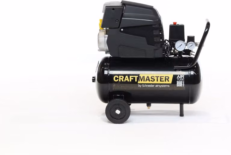 Compressore portatile con serbatoio da 24 litri, potenza di 8 bar e design silenzioso, ideale per l'officina