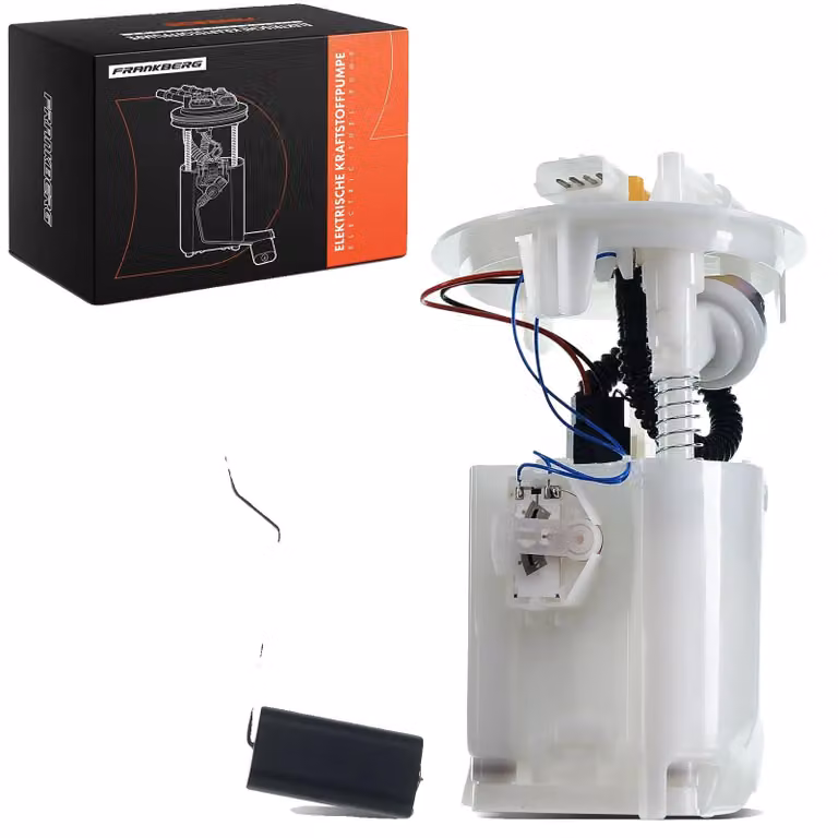 Pompa carburante, larghezza 115 mm, altezza 195 mm, tensione 12 V, portata 90 l/h, pressione di esercizio 3 bar