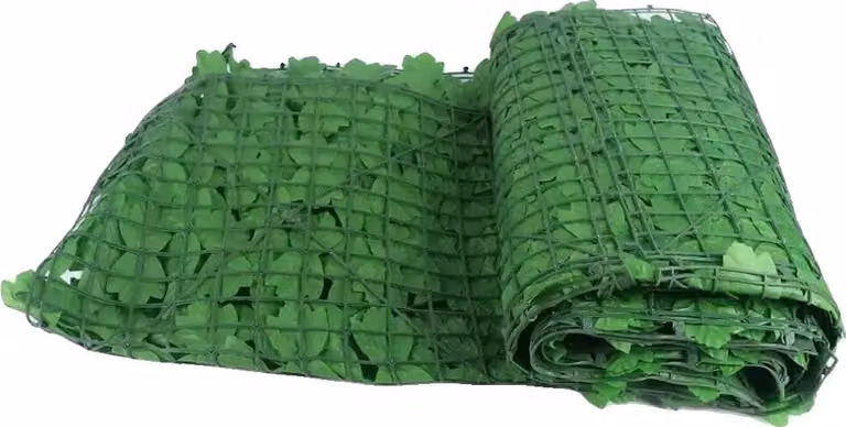 Schermo per la privacy, struttura in plastica resistente, facile da installare, verde