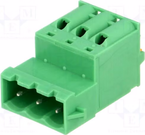 1 x Profilo di chiusura disattivabile, numero di poli: 3, passo contatto: 5,08 mm, connettore diritto C 2,5/ 3-ST-5,08-RN 19