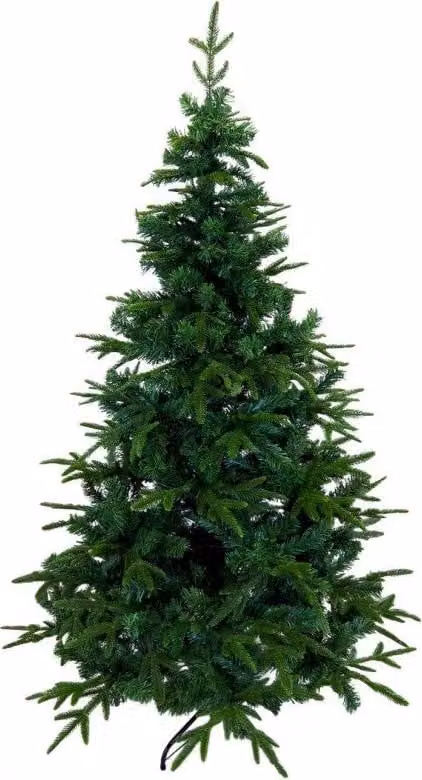 Grande albero di Natale artificiale abete 150 cm spessore PE+PVC come dal vivo
