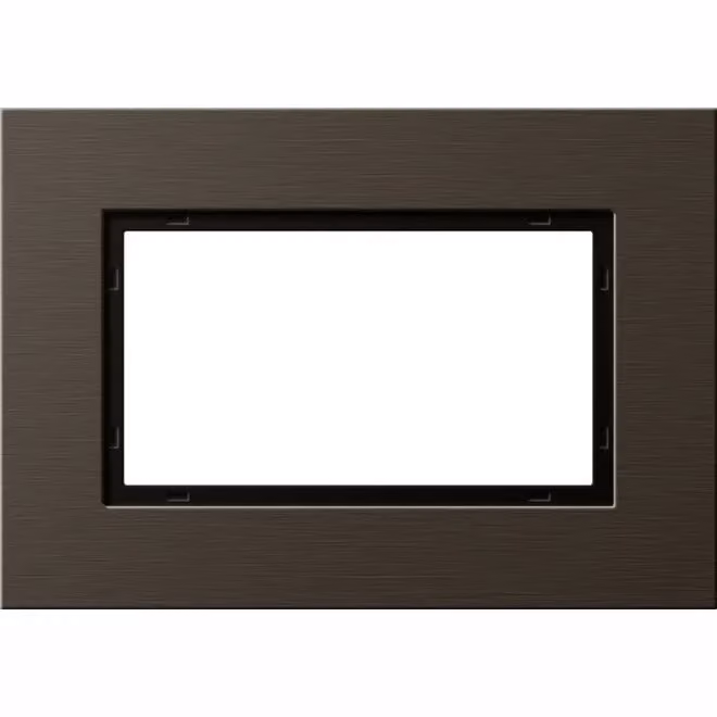 Gira 1001127 Cornice di copertura 1,5 posti Gira Esprit in alluminio marrone
