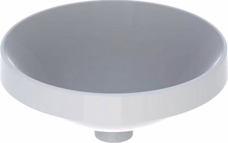 Geberit VariForm lavabo encastré rond, 400mm, sans trou pour robinet, sans trop-plein, 500.703.01.2, 500.703.01.2