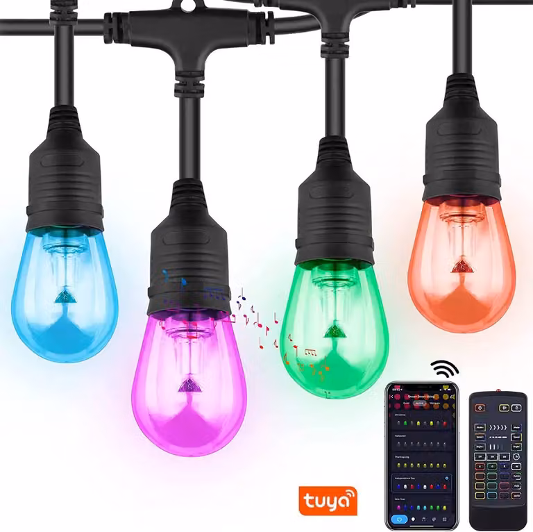 BOT Catena LED intelligente per esterni OSL2 15 metri Tuya RGBCW WiFi e BT