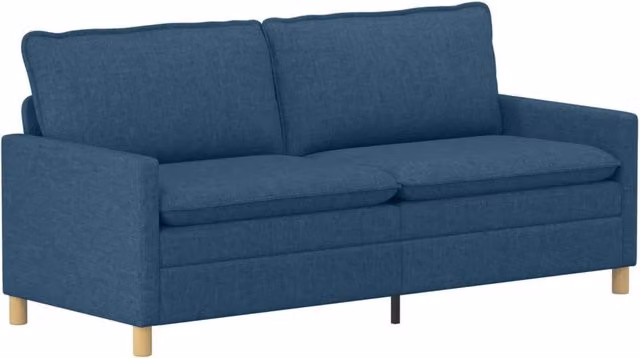 Divano | Divano da soggiorno | Sofa Blu Tessuto