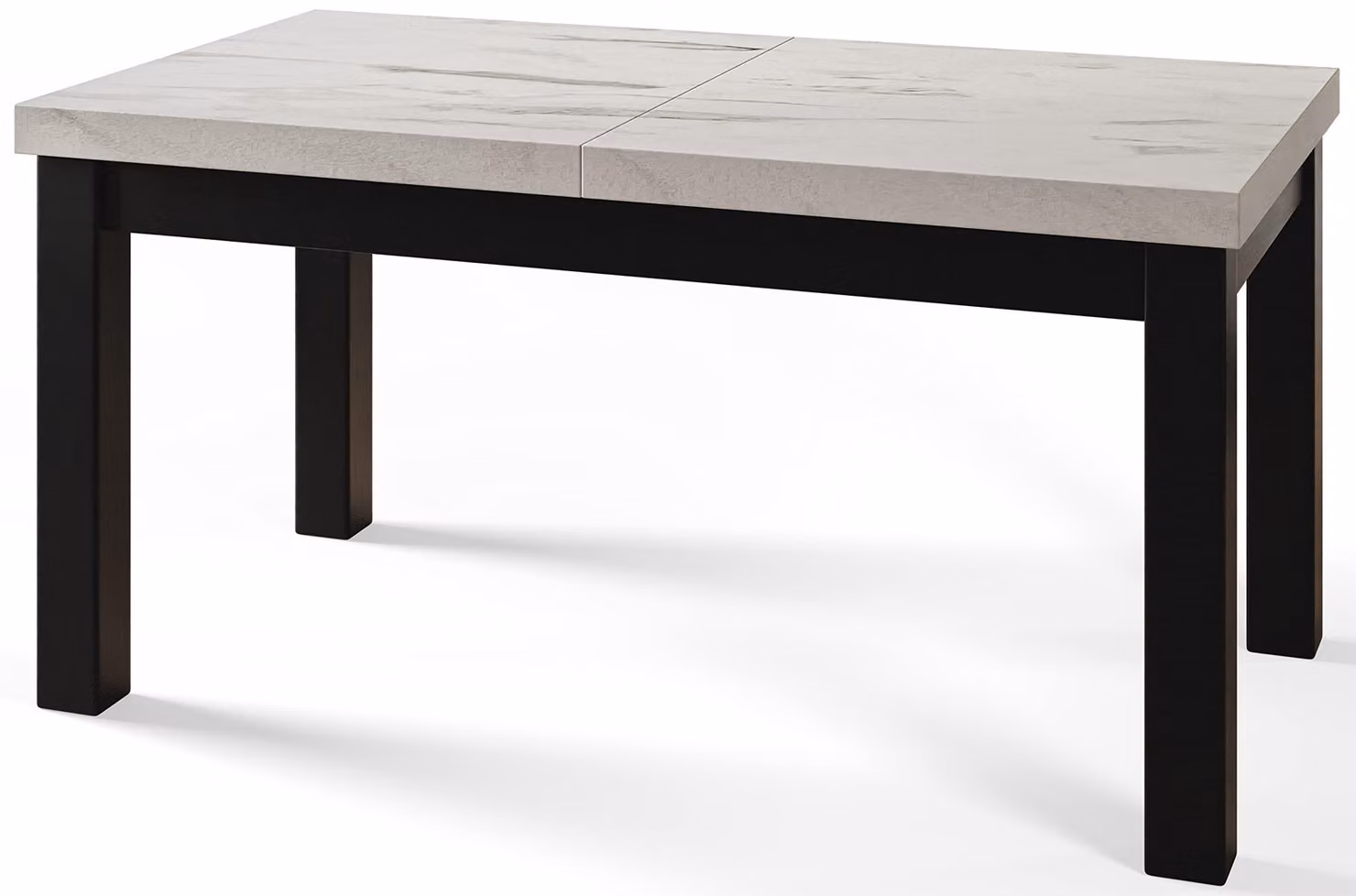 Tavolo Rettangolare per Sala da Pranzo Classico, Allungabile, Dimensioni: 140-180 cm, Marmur