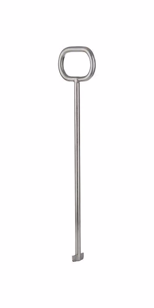 Sollevatore per chiusini HÄRKE l.600mm c.piede asolato zincato - 48003