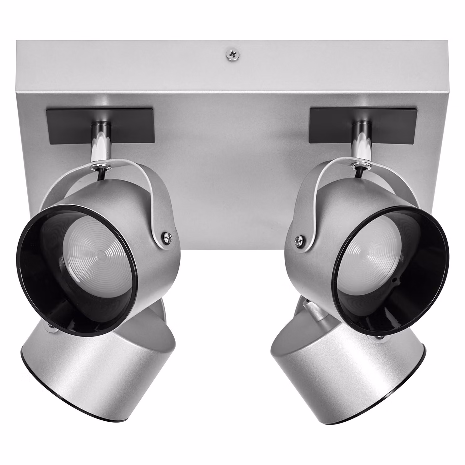 LEDVANCE DECOR SPOT JUPITER, 22W, 750lm, argento, faretto, teste regolabili, versatile, faretto per interni, colore della luce bianco caldo, ottica di alta qualità, facile installazione