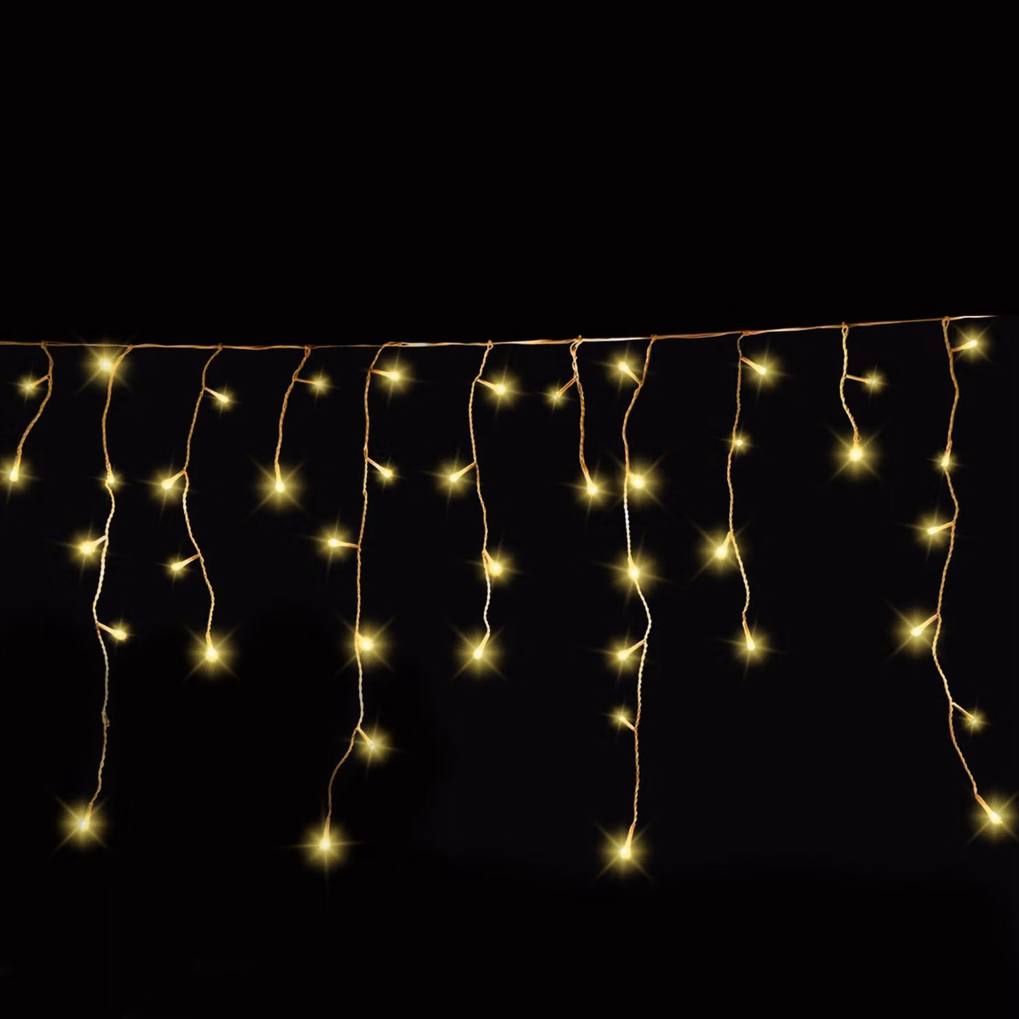 LED pioggia di ghiaccio luci fiabesche LED luci fiabesche pioggia di ghiaccio : 12 m : Bianco caldo