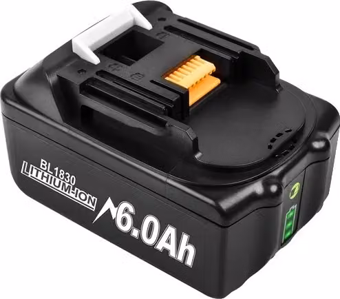 Batteria ricaricabile, alta capacità 90Ah, display LED, 18V, 1 confezione 6000mAh