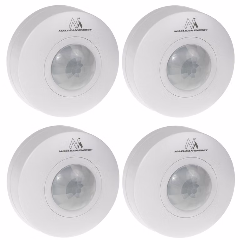 4x Rilevatore di movimento PIR con sensore crepuscolare