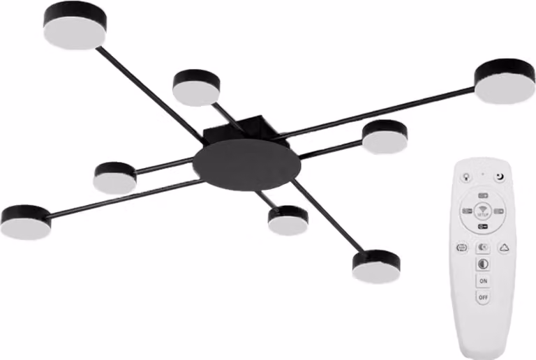 Lampada da Soffitto tooLight Led App523-8C Black