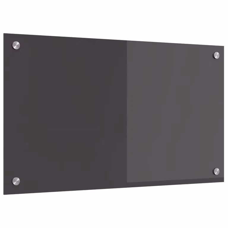 Schienale da cucina vidaXL in vetro temperato Grigio scuro L: 70 cm, H: 40 cm