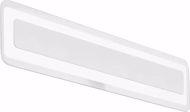 Applique LED Linea Light Antille bianca con finiture in metallo e vetro per illuminazione moderna a parete